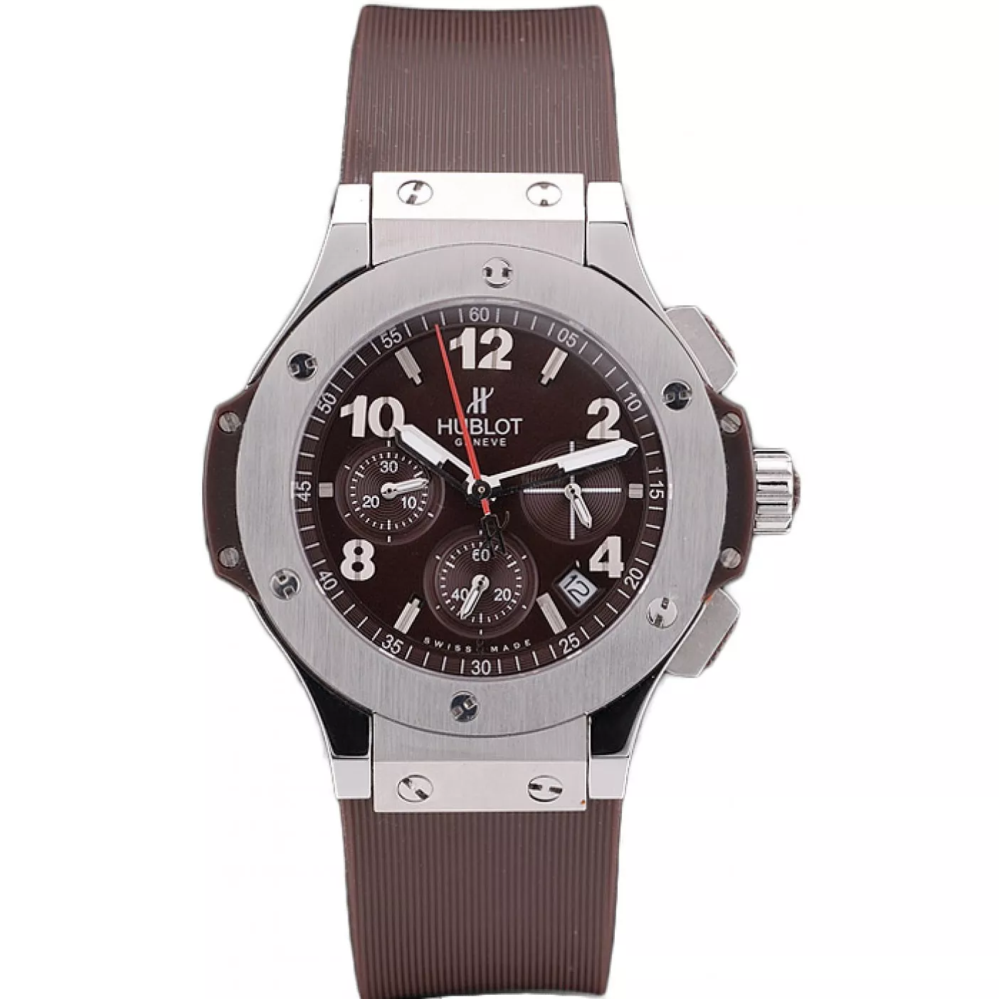 Hublot Big Bang Brown Strap White Dial Watch 0129