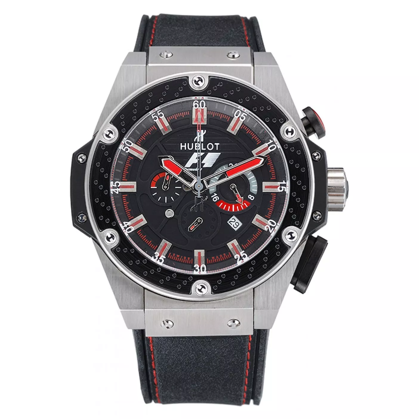 Hublot Big Bang King Power Formula 1 Stainless Steel Case Black Dial 622248 0123