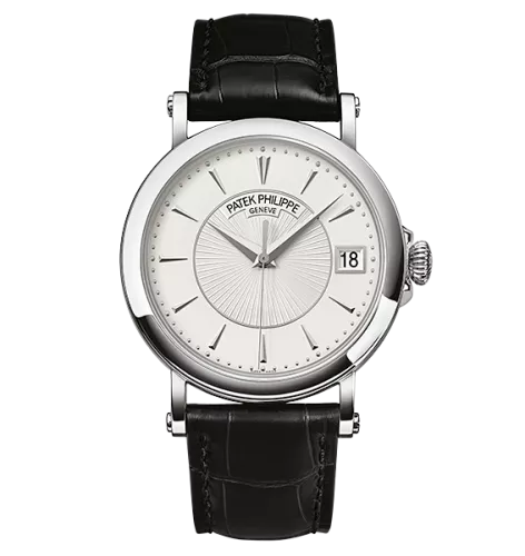 AAA Replica Patek Philippe Calatrava Silver Watch 5153G-010 0118