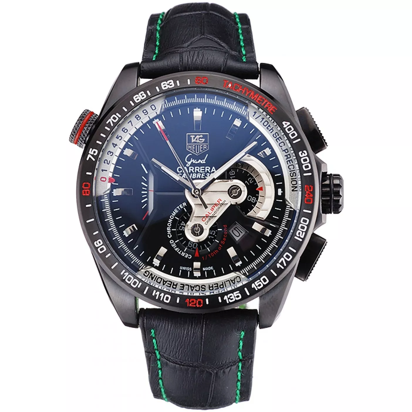 Tag Heuer Carrera Black Stainless Steel Case Black Dial 98247 0127