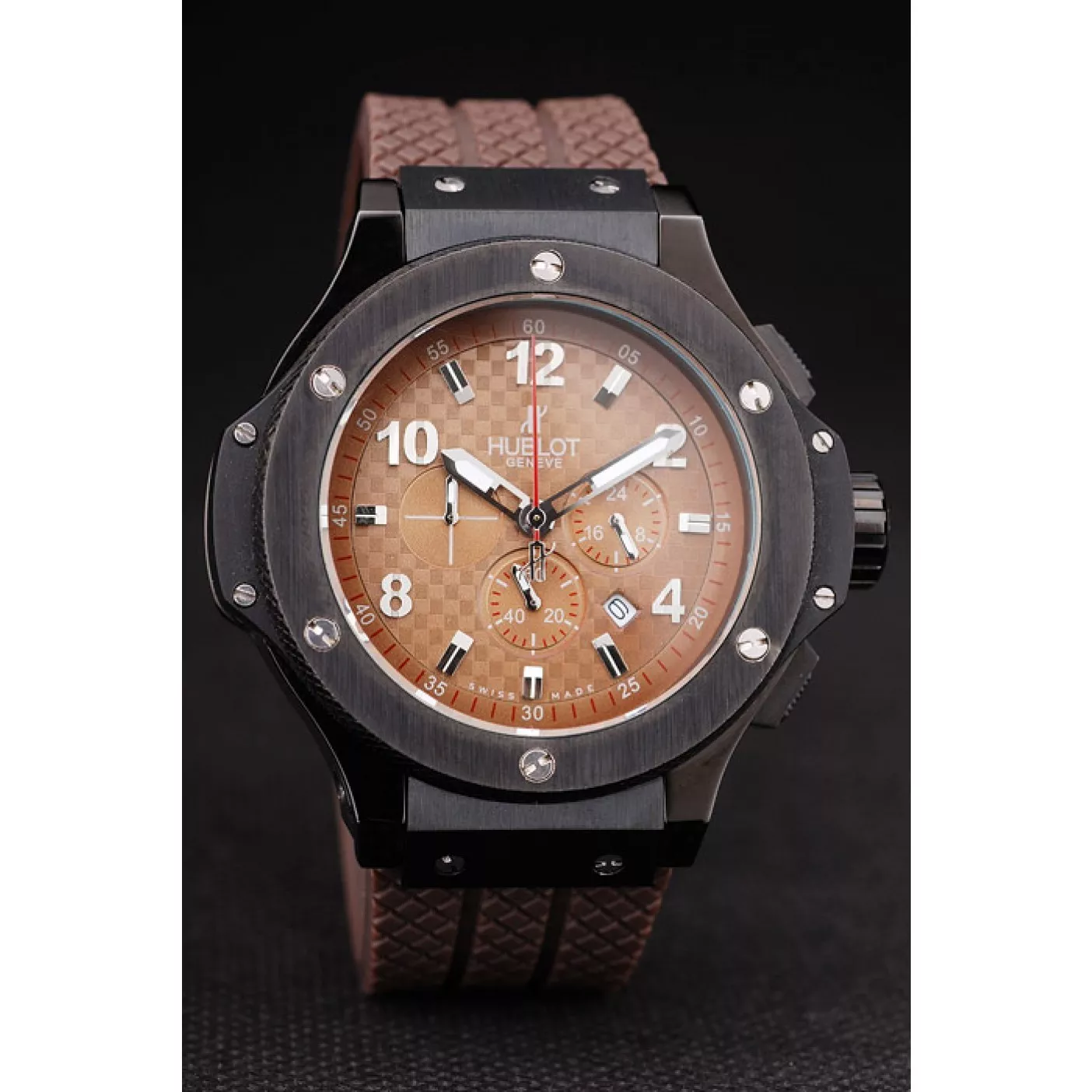 Aaa replica watch Hublot Big Bang King Cappuccino Black Dial Watch 0129