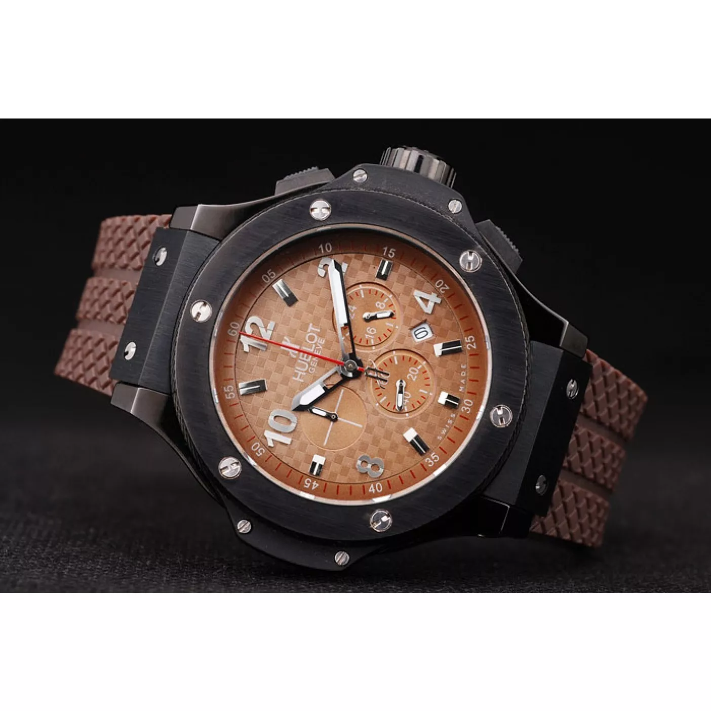 Aaa replica watch Hublot Big Bang King Cappuccino Black Dial Watch 0129