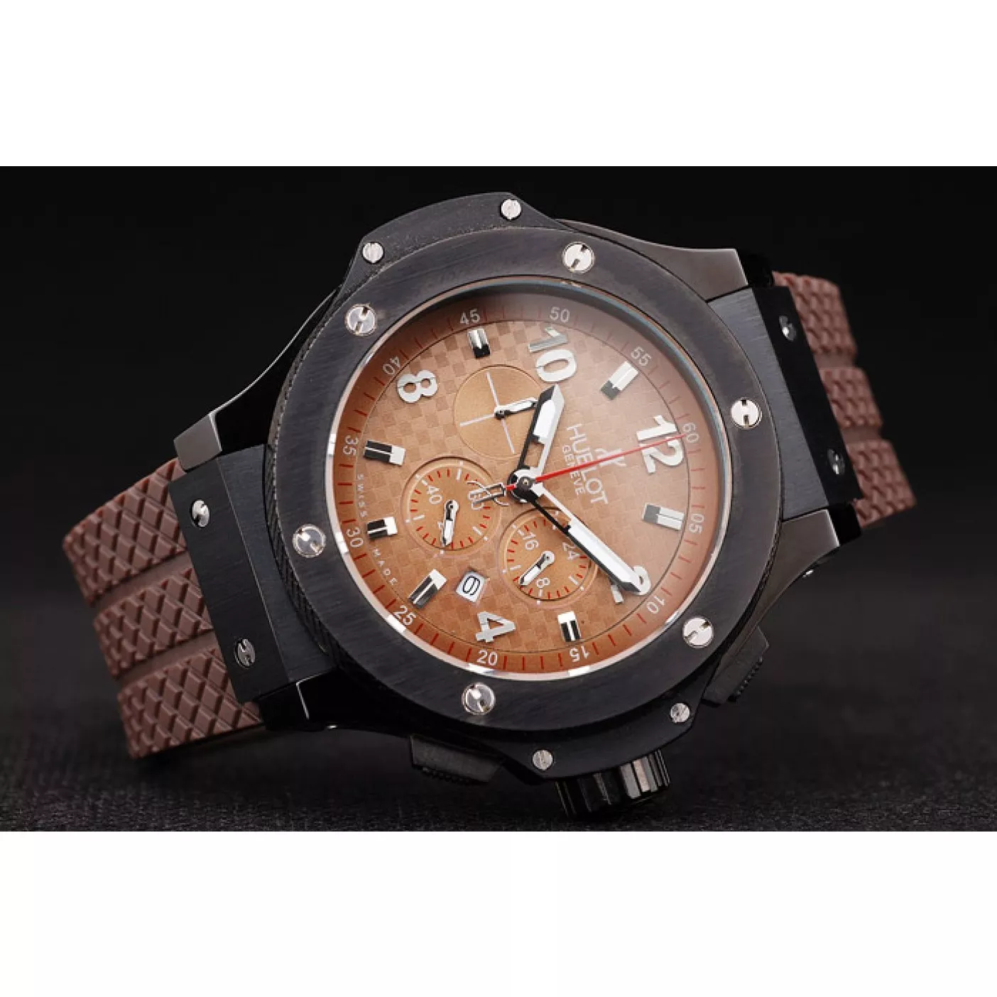 Aaa replica watch Hublot Big Bang King Cappuccino Black Dial Watch 0129