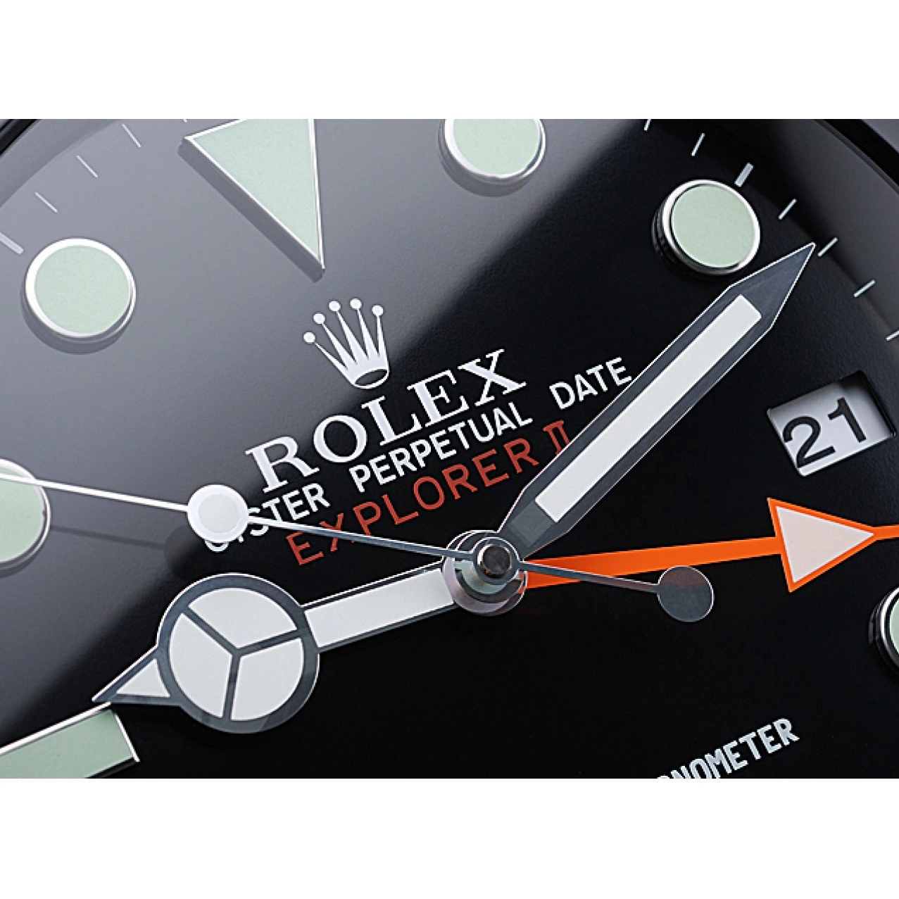 Aaa replica watch Clock Explorer Black II 622477 Rolex Wall 0212