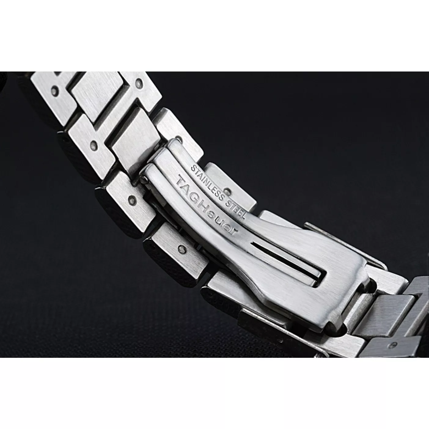 Aaa replica Tag Heuer Grand Carrera Stainless Steel Bracelet White Dial 801437 0203