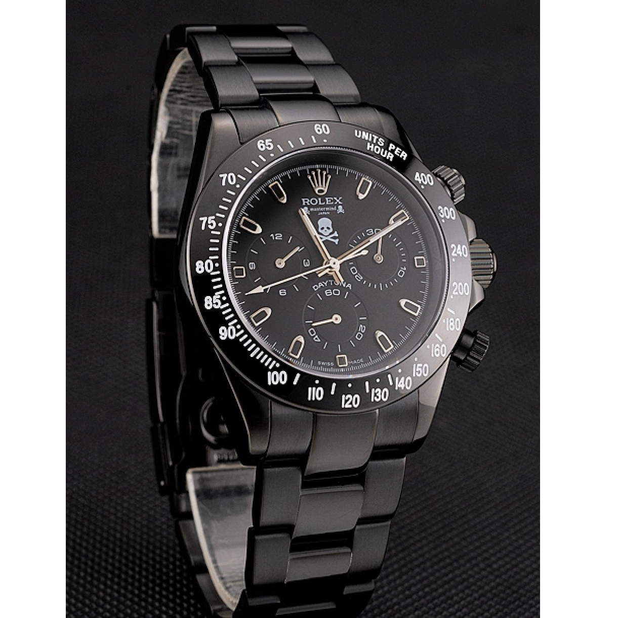 Aaa replica Japan Daytona Rolex Black Mastermind 1454023 0216