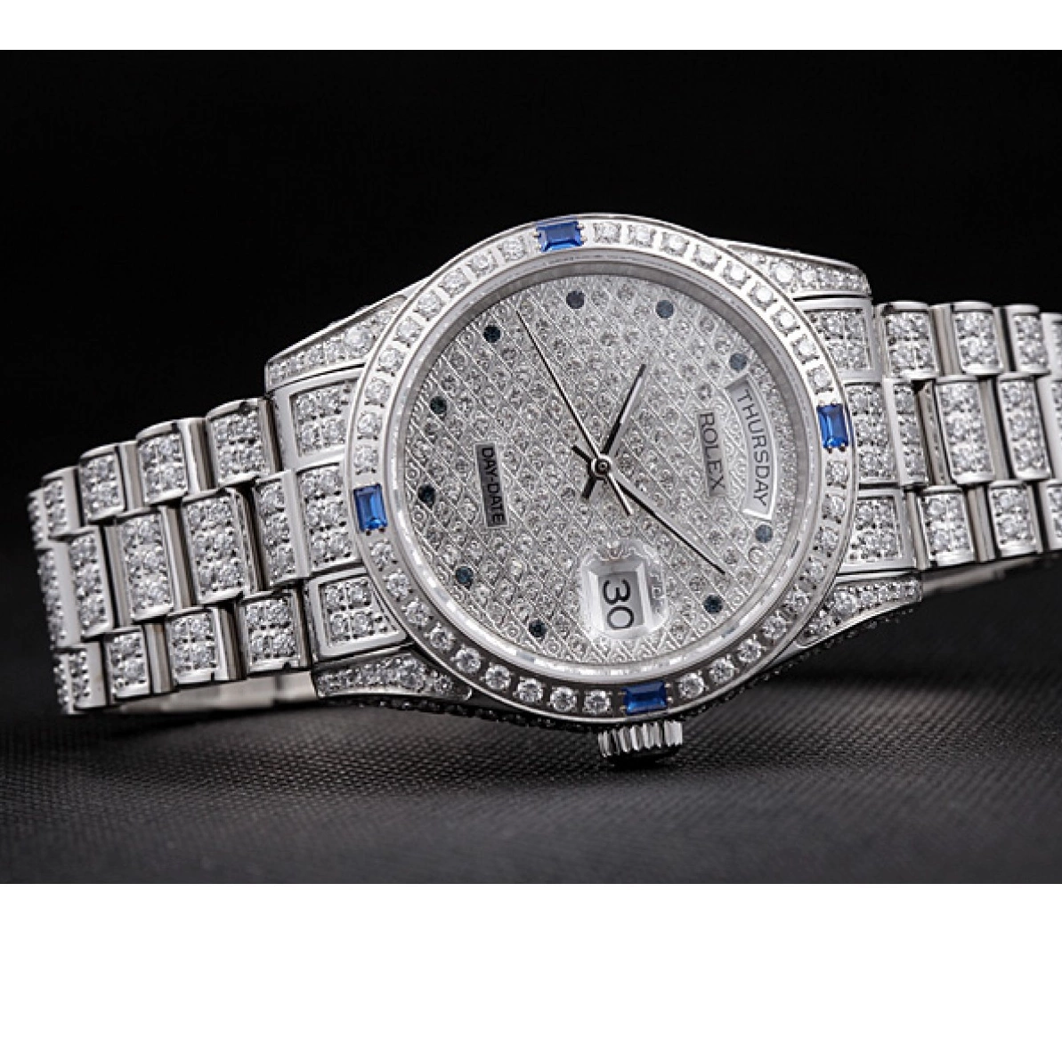 Aaa replica watch Diamonds-srl183 Day-Date 621613 Rolex Swiss 0222