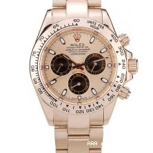 Aaa replica Plated Bezel Rose Daytona Gold Steel Rolex Dial Gold Rose Stainless 0223