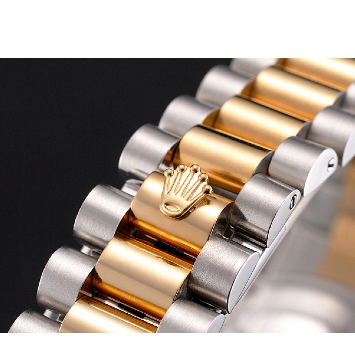 Aaa replica watch Steel Stainless Two Tone Swiss Gold Rolex Datejust Gold Bracelet Bezel Dial Case 0211