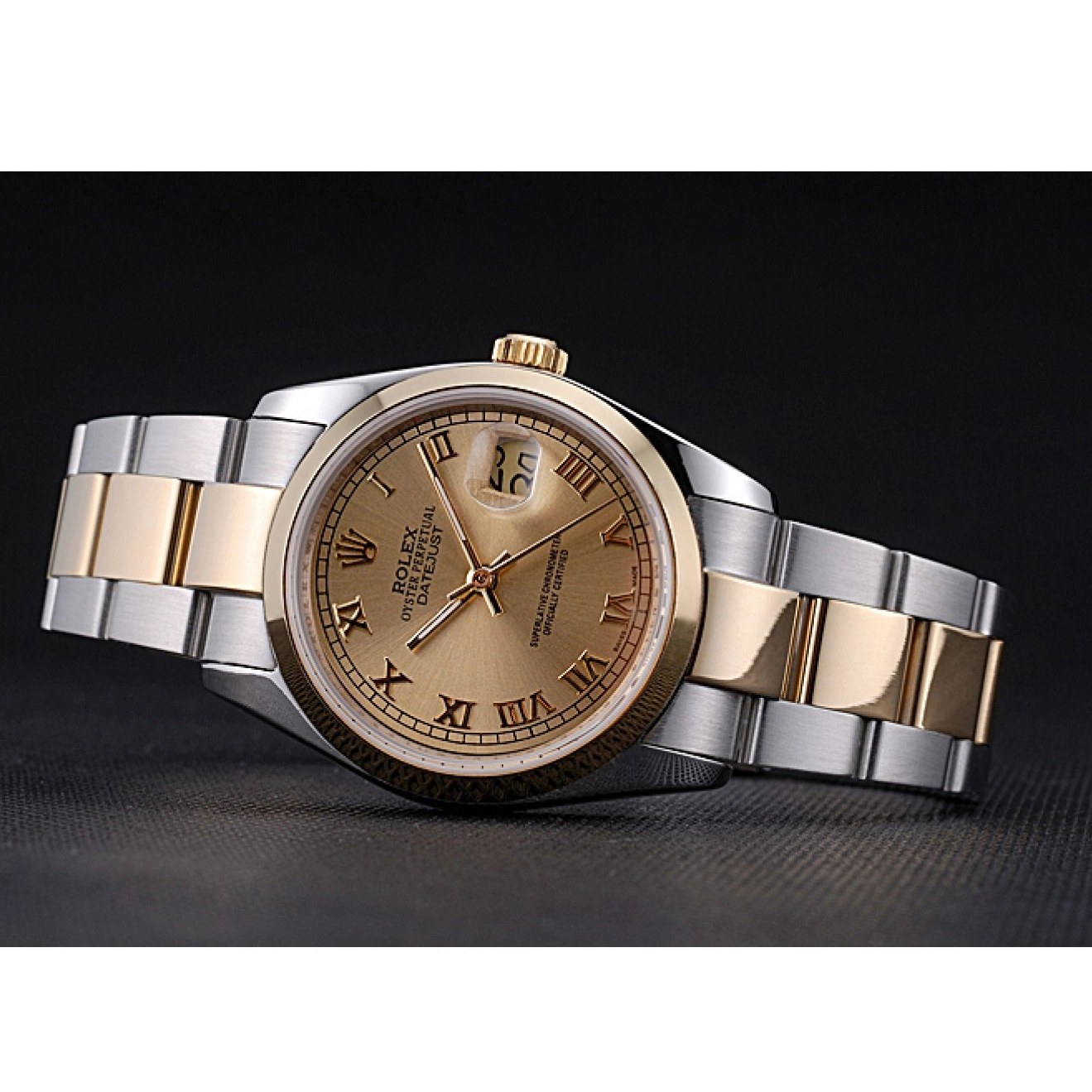 Aaa replica watch Stainless 622265 Rolex And Steel Gold Gold Datejust Case Dial 0209