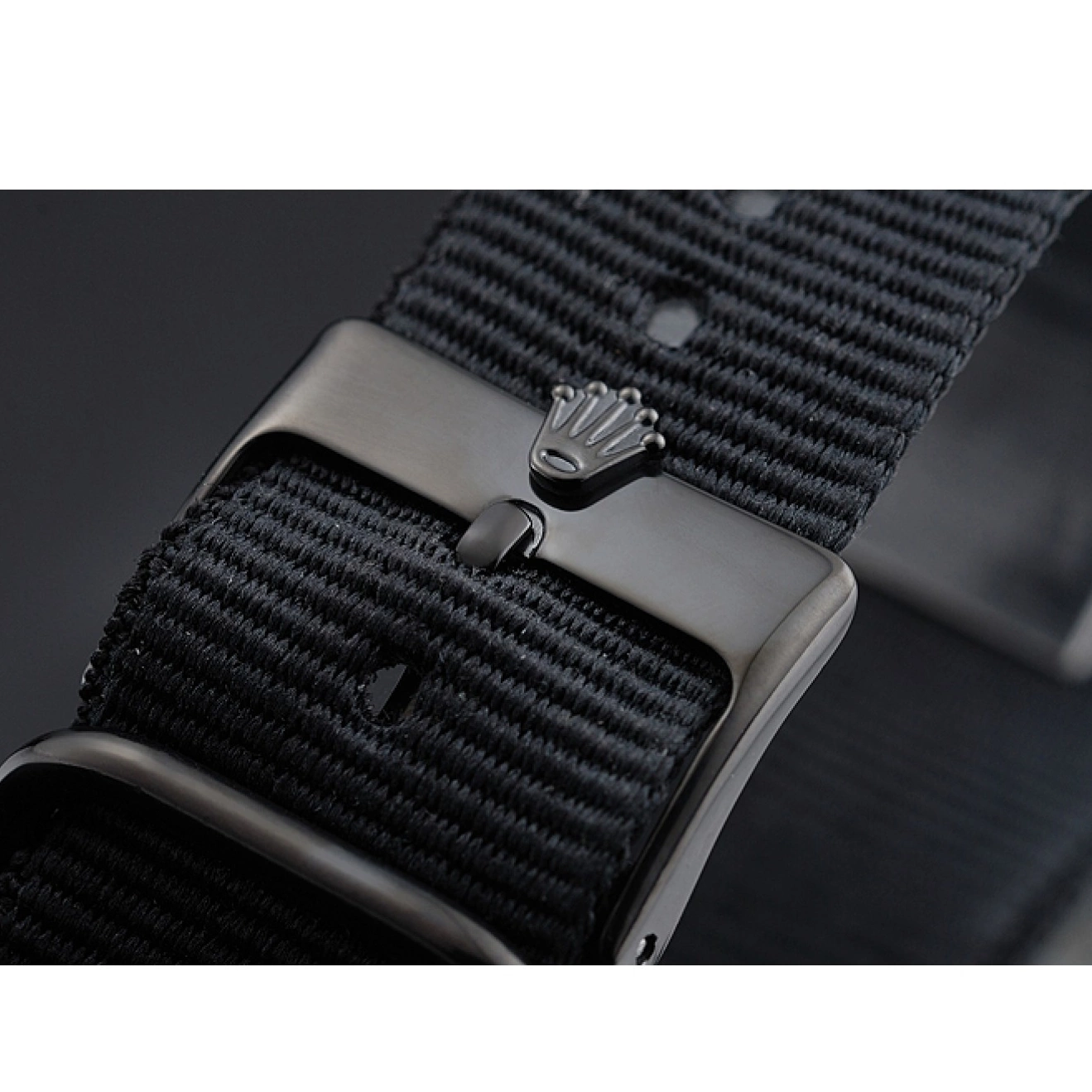 Aaa replica watch Strap Black 622000 Bamford Rolex Milgauss Nylon 0210