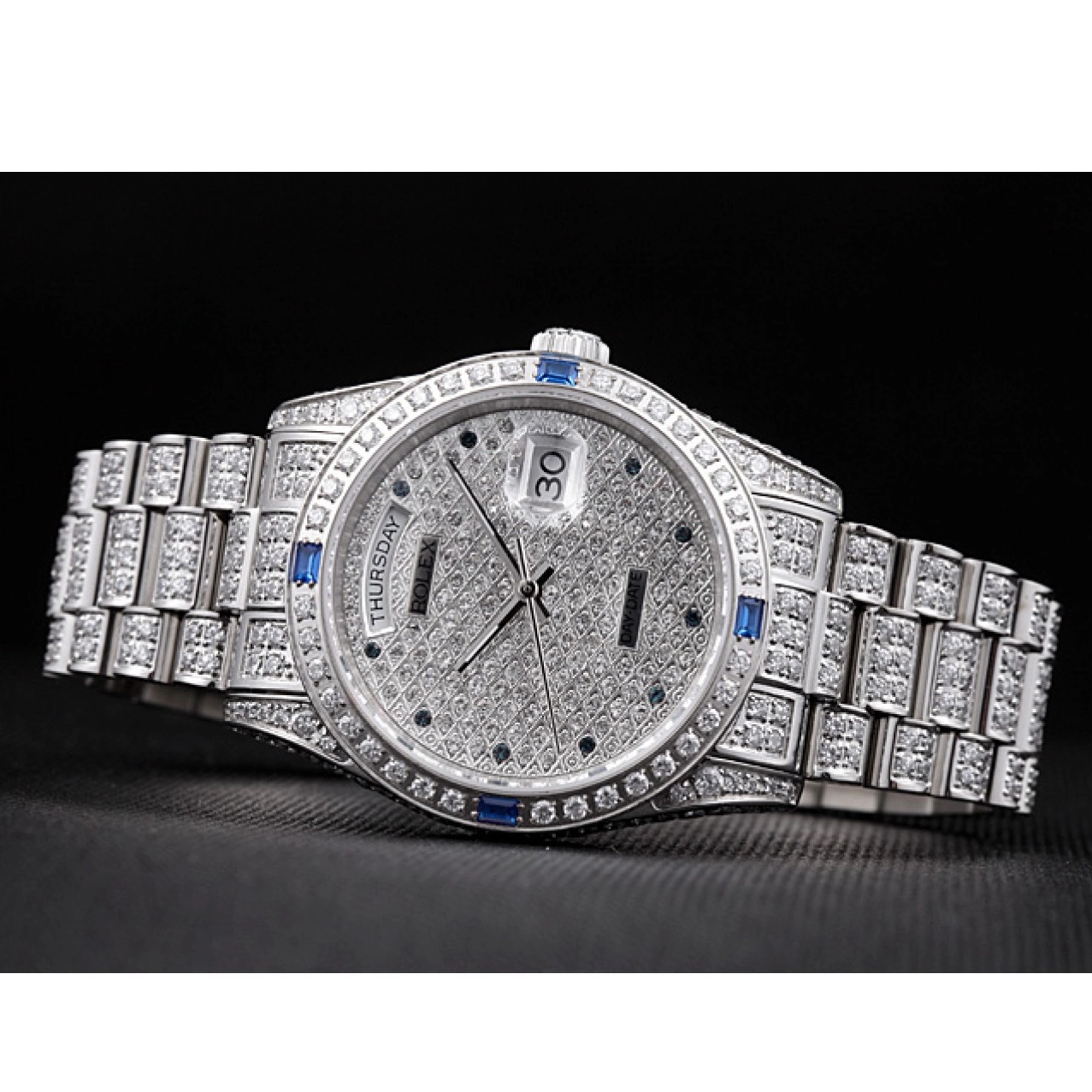 Aaa replica watch Diamonds-srl183 Day-Date 621613 Rolex Swiss 0222